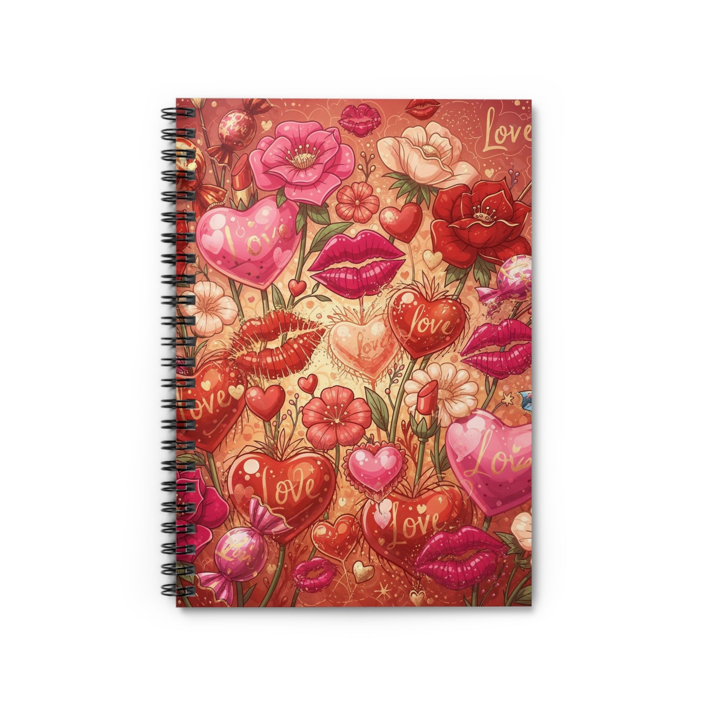 Love Garden Spiral Notebook
