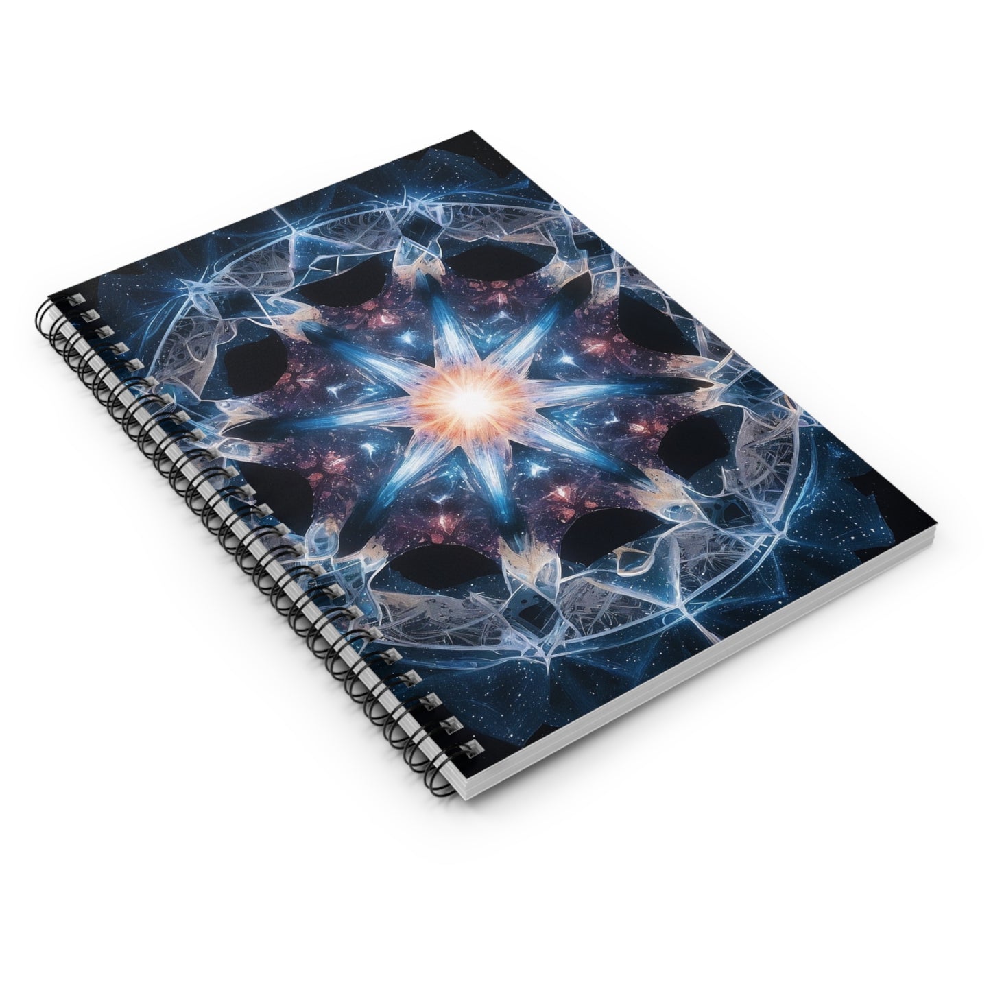 8th Dimension Quasicrystal Spiral Notebook - For Cosmic Creatives
