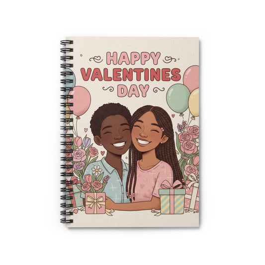 Best Friends Valentine’s Day Spiral Notebook