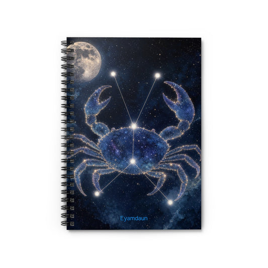 Cancer Constellation Spiral Daybook
