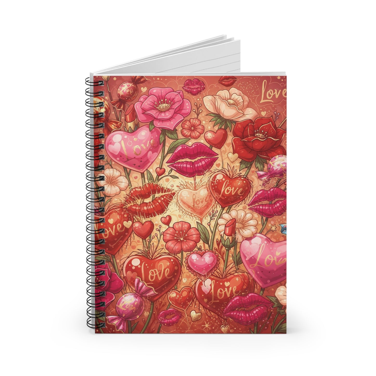 Love Garden Spiral Notebook
