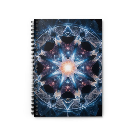 8th Dimension Quasicrystal Spiral Notebook - For Cosmic Creatives