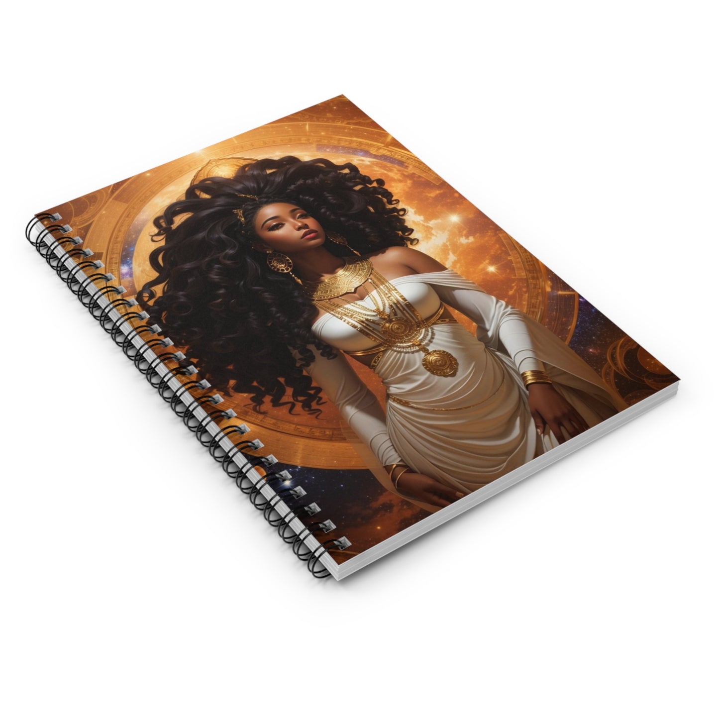 Virgo Female Spiral Notebook