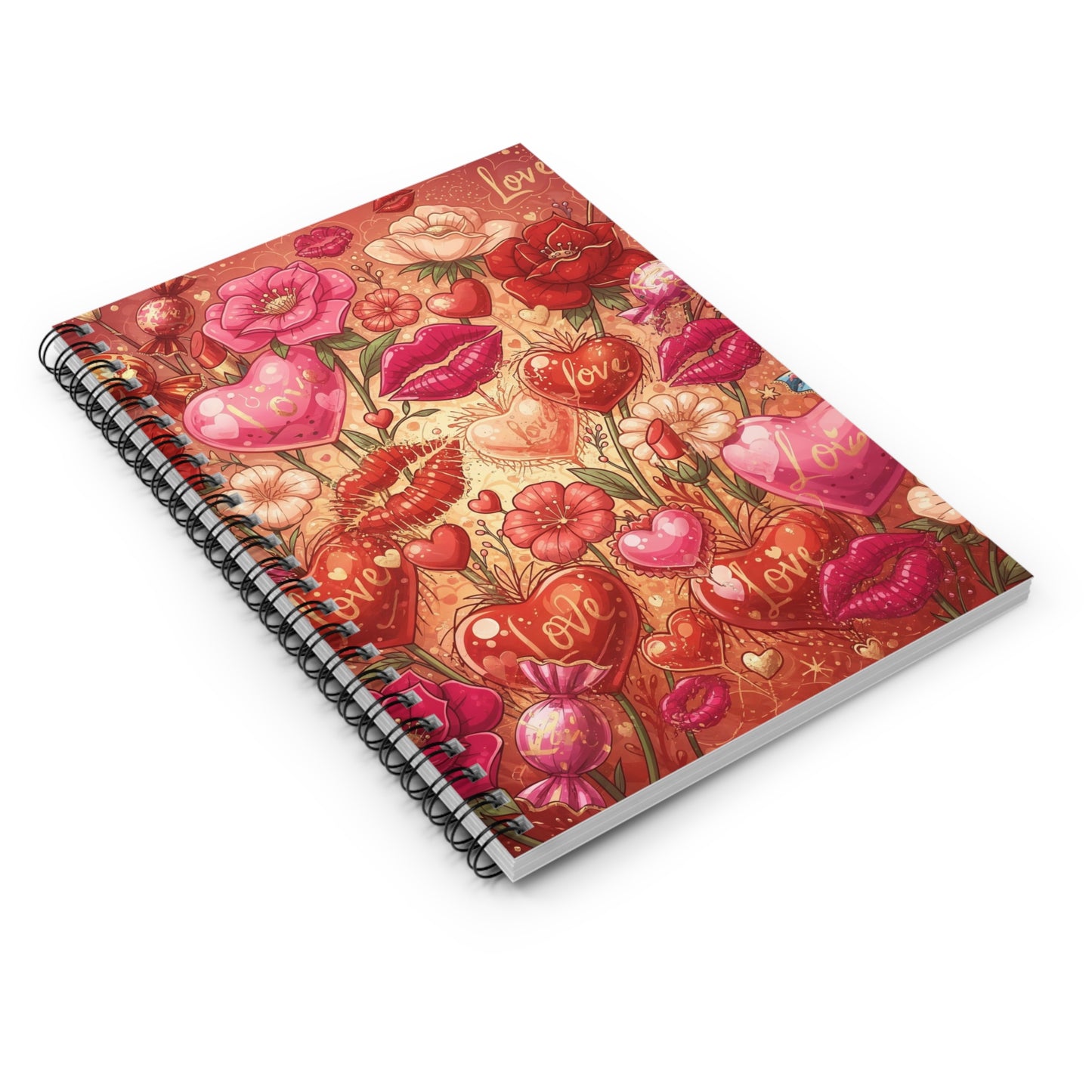 Love Garden Spiral Notebook